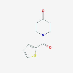 molecular formula C10H11NO2S B136289 1-(Thiophene-2-carbonyl)piperidin-4-one CAS No. 141945-71-3