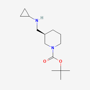 tert-butyl (3R)-3-[(cyclopropylamino)methyl]piperidine-1-carboxylate