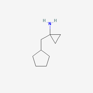 1-(Cyclopentylmethyl)cyclopropan-1-amine