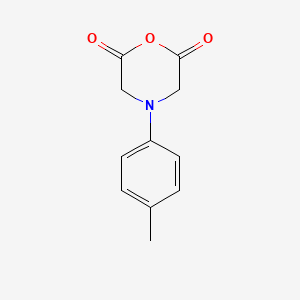 molecular formula C11H11NO3 B13628969 4-(4-Methylphenyl)morpholine-2,6-dione 