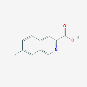 molecular formula C11H9NO2 B13629014 7-Methylisoquinoline-3-carboxylic acid 