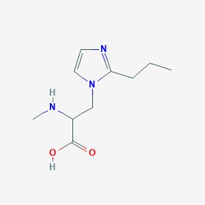 2-(Methylamino)-3-(2-propyl-1h-imidazol-1-yl)propanoic acid