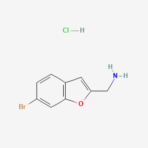 1-(6-Bromo-1-benzofuran-2-yl)methanaminehydrochloride