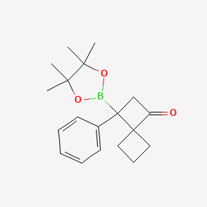 3-Phenyl-3-(4,4,5,5-tetramethyl-1,3,2-dioxaborolan-2-yl)spiro[3.3]heptan-1-one