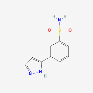 3-(1H-pyrazol-5-yl)benzenesulfonamide