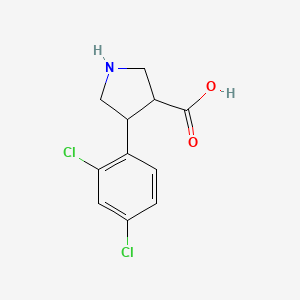 4-(2,4-Dichlorophenyl)pyrrolidine-3-carboxylic acid