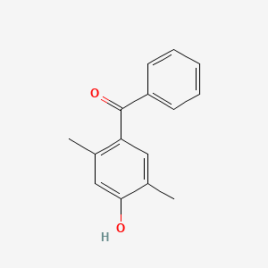 molecular formula C15H14O2 B13629100 (4-Hydroxy-2,5-dimethylphenyl)(phenyl)methanone CAS No. 62262-03-7