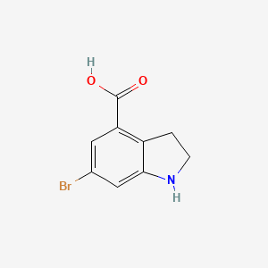 6-bromo-2,3-dihydro-1H-indole-4-carboxylicacid