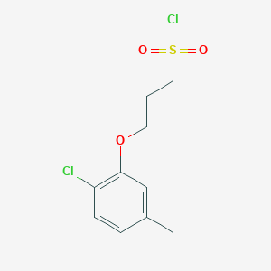 3-(2-Chloro-5-methylphenoxy)propane-1-sulfonyl chloride