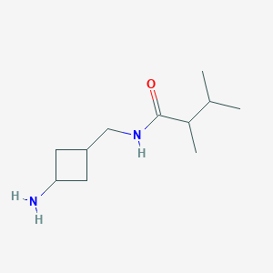 molecular formula C11H22N2O B13629128 n-((3-Aminocyclobutyl)methyl)-2,3-dimethylbutanamide 