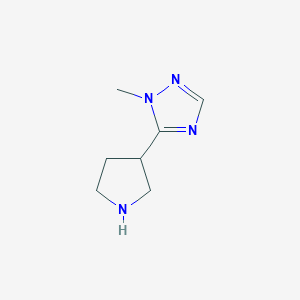 1-Methyl-5-(pyrrolidin-3-yl)-1h-1,2,4-triazole