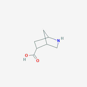 molecular formula C7H11NO2 B13629170 2-Azabicyclo[2.2.1]heptane-5-carboxylic acid 