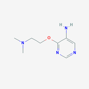 4-(2-(Dimethylamino)ethoxy)pyrimidin-5-amine