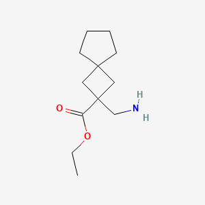 Ethyl 2-(aminomethyl)spiro[3.4]octane-2-carboxylate