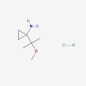 1-(2-Methoxypropan-2-yl)cyclopropan-1-aminehydrochloride