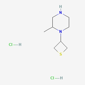 2-Methyl-1-(thietan-3-yl)piperazinedihydrochloride