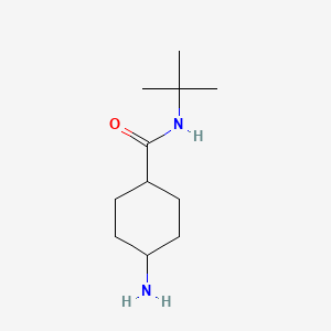 4-Amino-N-tert-butylcyclohexane-1-carboxamide