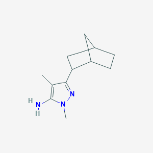 3-(Bicyclo[2.2.1]heptan-2-yl)-1,4-dimethyl-1h-pyrazol-5-amine