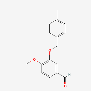 B1362944 4-Methoxy-3-[(4-methylbenzyl)oxy]benzaldehyde CAS No. 351066-34-7