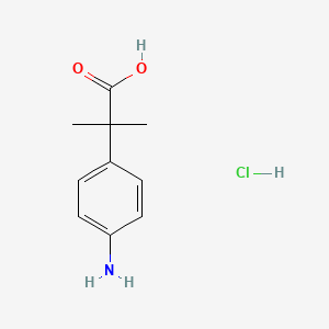 2-(4-Aminophenyl)-2-methylpropanoicacidhydrochloride