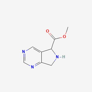 methyl 5H,6H,7H-pyrrolo[3,4-d]pyrimidine-5-carboxylate