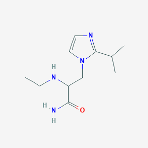 2-(Ethylamino)-3-(2-isopropyl-1h-imidazol-1-yl)propanamide