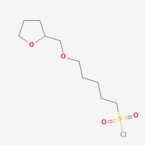 5-((Tetrahydrofuran-2-yl)methoxy)pentane-1-sulfonyl chloride