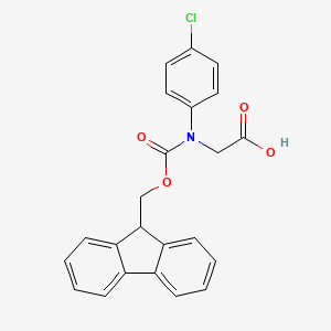 n-(((9h-Fluoren-9-yl)methoxy)carbonyl)-n-(4-chlorophenyl)glycine