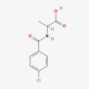 B1362956 2-[(4-chlorobenzoyl)amino]propanoic Acid CAS No. 108462-95-9