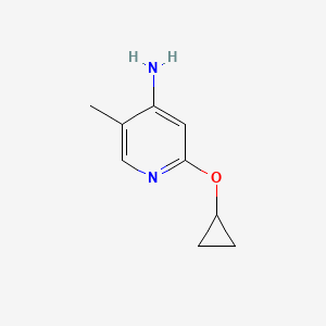 2-Cyclopropoxy-5-methylpyridin-4-amine