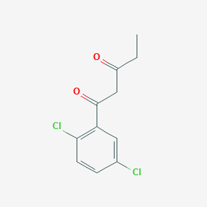 1-(2,5-Dichlorophenyl)pentane-1,3-dione