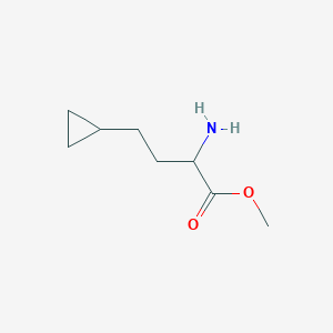 Methyl 2-amino-4-cyclopropylbutanoate