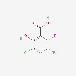 3-Bromo-5-chloro-2-fluoro-6-hydroxybenzoic acid