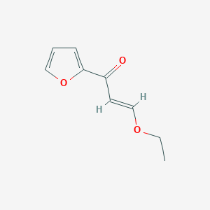 molecular formula C9H10O3 B13629684 3-Ethoxy-1-(furan-2-yl)prop-2-en-1-one 