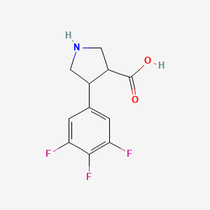 4-(3,4,5-Trifluorophenyl)pyrrolidine-3-carboxylic acid