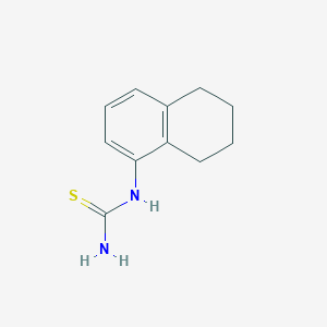 molecular formula C11H14N2S B1362972 5,6,7,8-四氢萘-1-基硫脲 CAS No. 139331-66-1