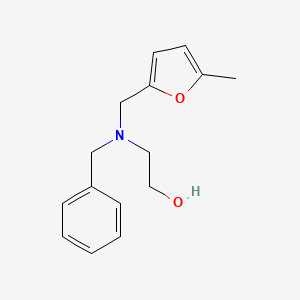 2-{Benzyl[(5-methylfuran-2-yl)methyl]amino}ethanol