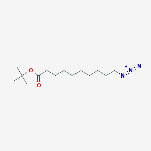 molecular formula C14H27N3O2 B13629882 Tert-butyl10-azidodecanoate 