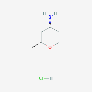 cis-2-Methyltetrahydropyran-4-amine;hydrochloride