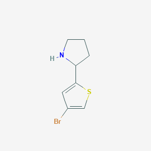 2-(4-Bromothiophen-2-yl)pyrrolidine