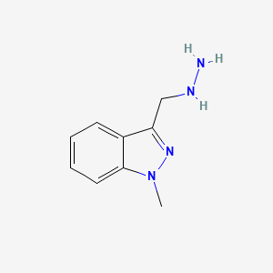 3-(hydrazinylmethyl)-1-methyl-1H-indazole