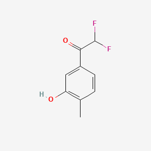 2,2-Difluoro-1-(3-hydroxy-4-methylphenyl)ethan-1-one