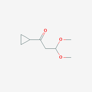 1-Cyclopropyl-3,3-dimethoxypropan-1-one