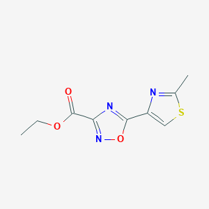 Ethyl 5-(2-methylthiazol-4-yl)-1,2,4-oxadiazole-3-carboxylate