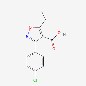 3-(4-Chlorophenyl)-5-ethylisoxazole-4-carboxylic acid