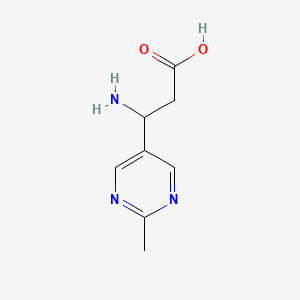 3-Amino-3-(2-methylpyrimidin-5-yl)propanoic acid