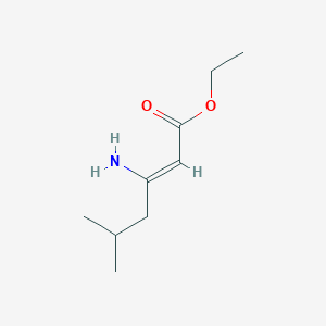 Ethyl 3-amino-5-methylhex-2-enoate