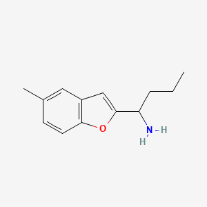 1-(5-Methylbenzofuran-2-yl)butan-1-amine