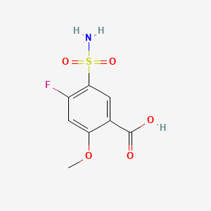 4-Fluoro-2-methoxy-5-sulfamoylbenzoicacid