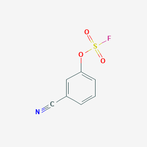 molecular formula C7H4FNO3S B13630212 3-Cyanophenylfluoranesulfonate 